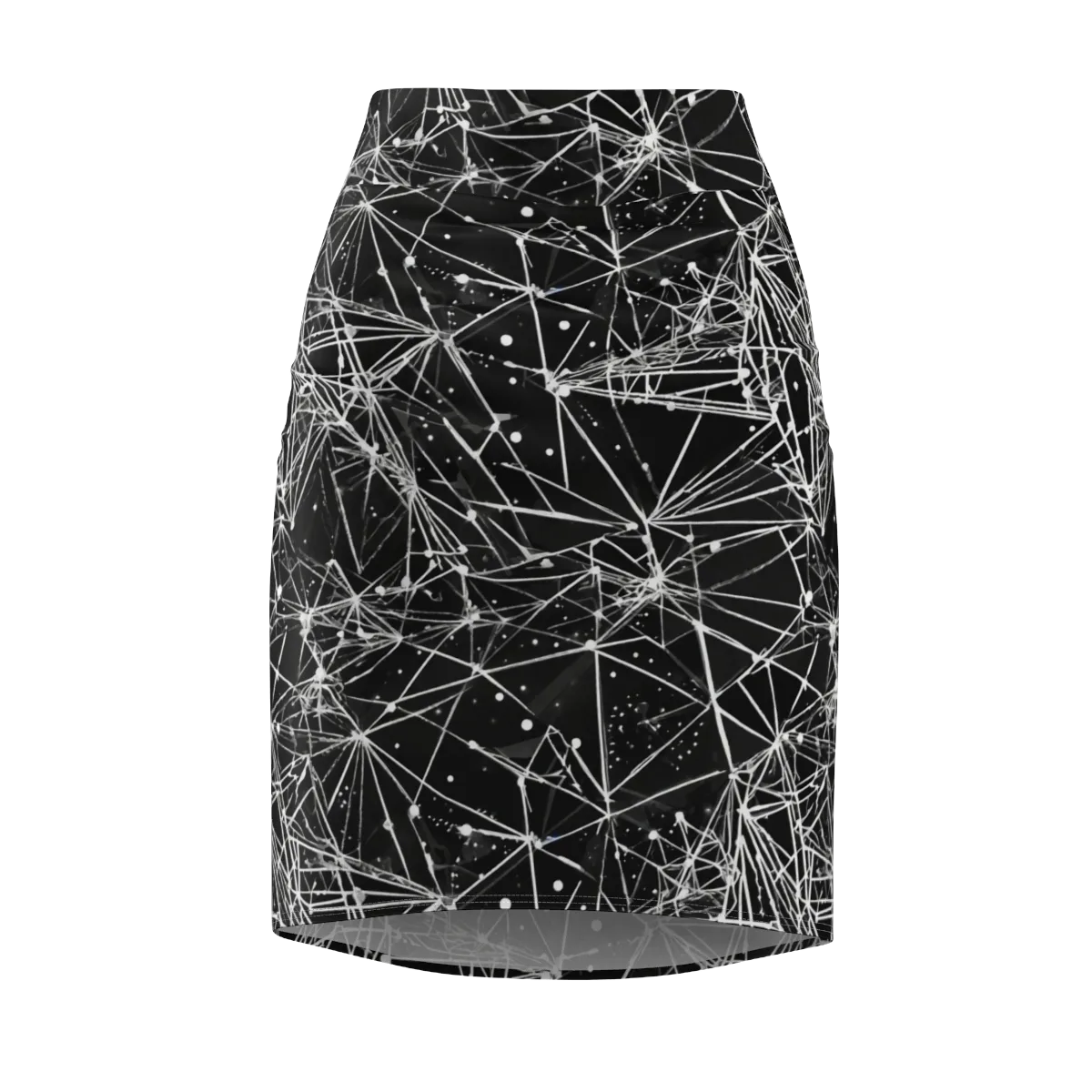 Blackstar Network on Pencil Skirt — Front