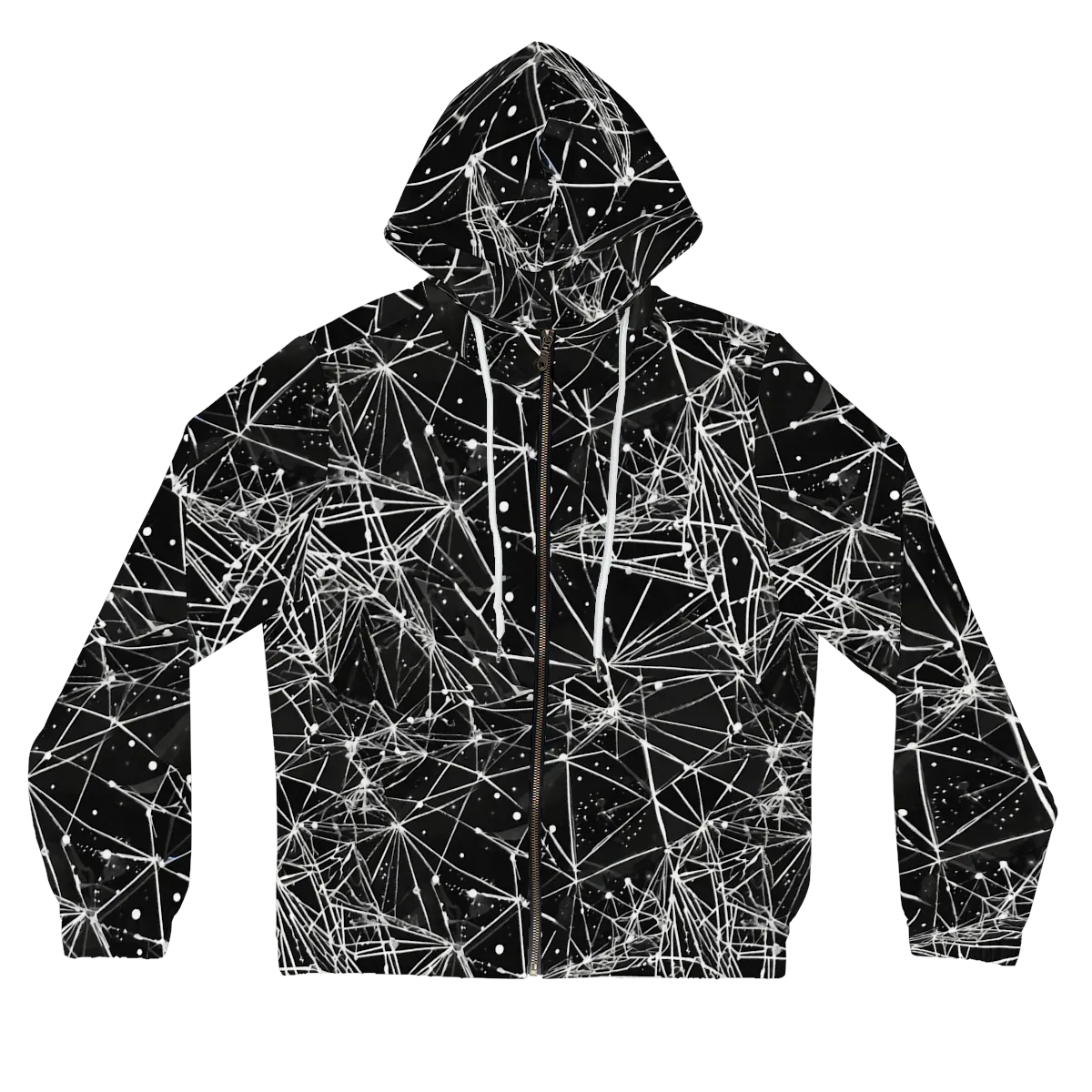 Blackstar Network on Women's Full-Zip Hoodie — Front