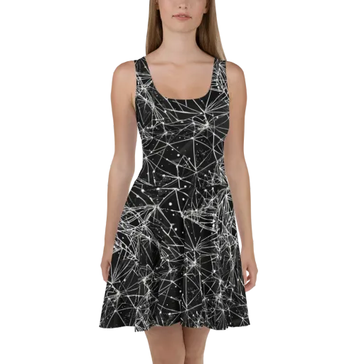 Blackstar Network on a Skater Dress