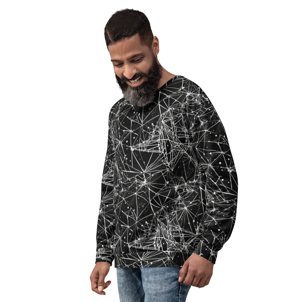 Blackstar Network on Sweatshirt — Left Front