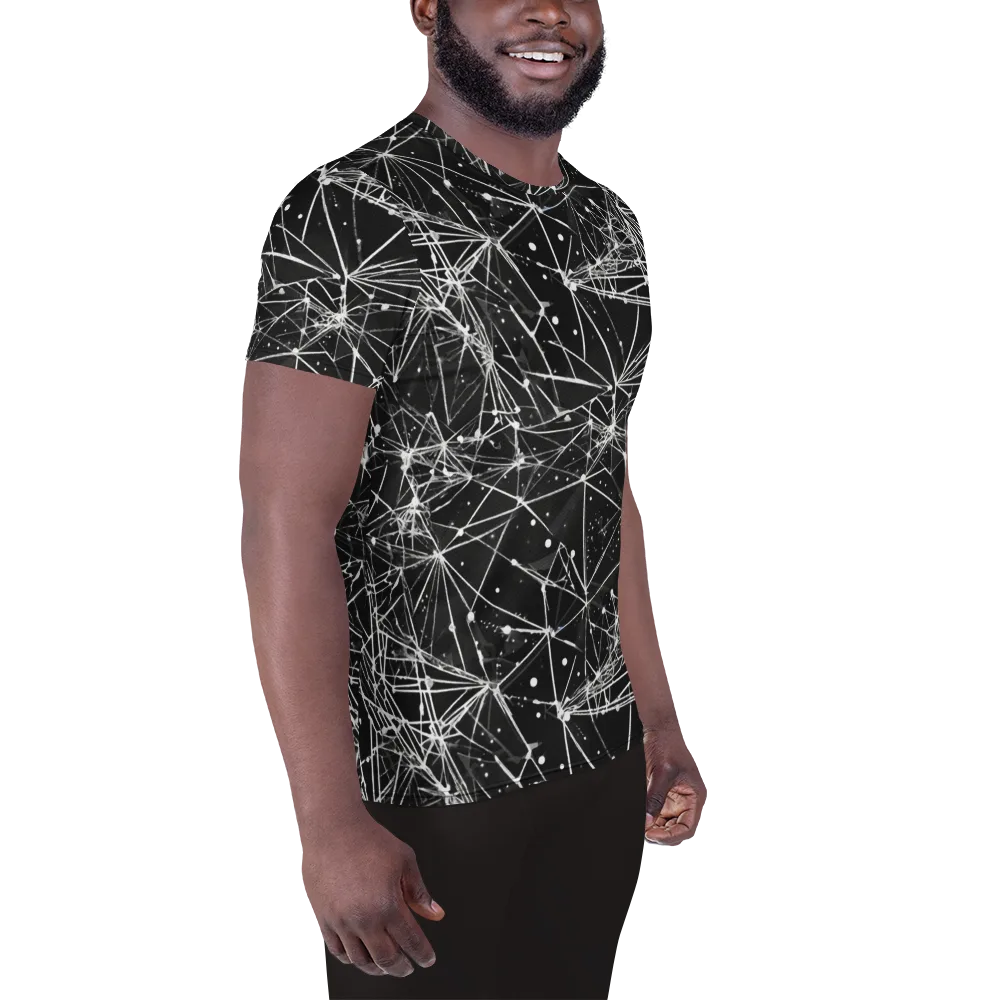 Blackstar Network on Men's Athletic T-Shirt — Right