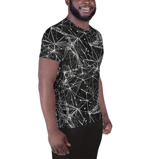 Blackstar Network on a Men's Athletic T-Shirt