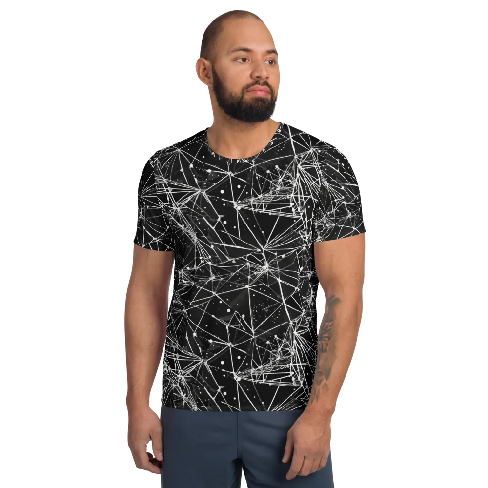 Blackstar Network on Men's Athletic T-Shirt — Front