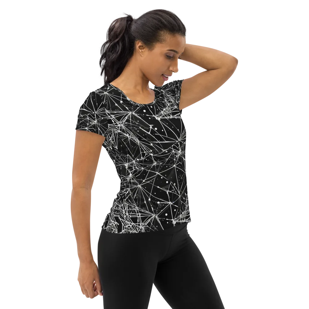 Blackstar Network on Women's Athletic T-Shirt — Right