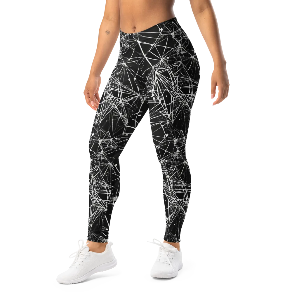 Blackstar Network on Leggings — Left Front