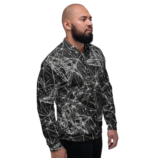 Blackstar Network on a Bomber Jacket