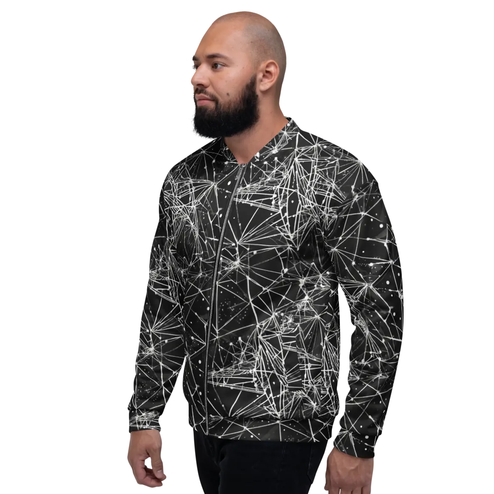 Blackstar Network on Bomber Jacket — Left