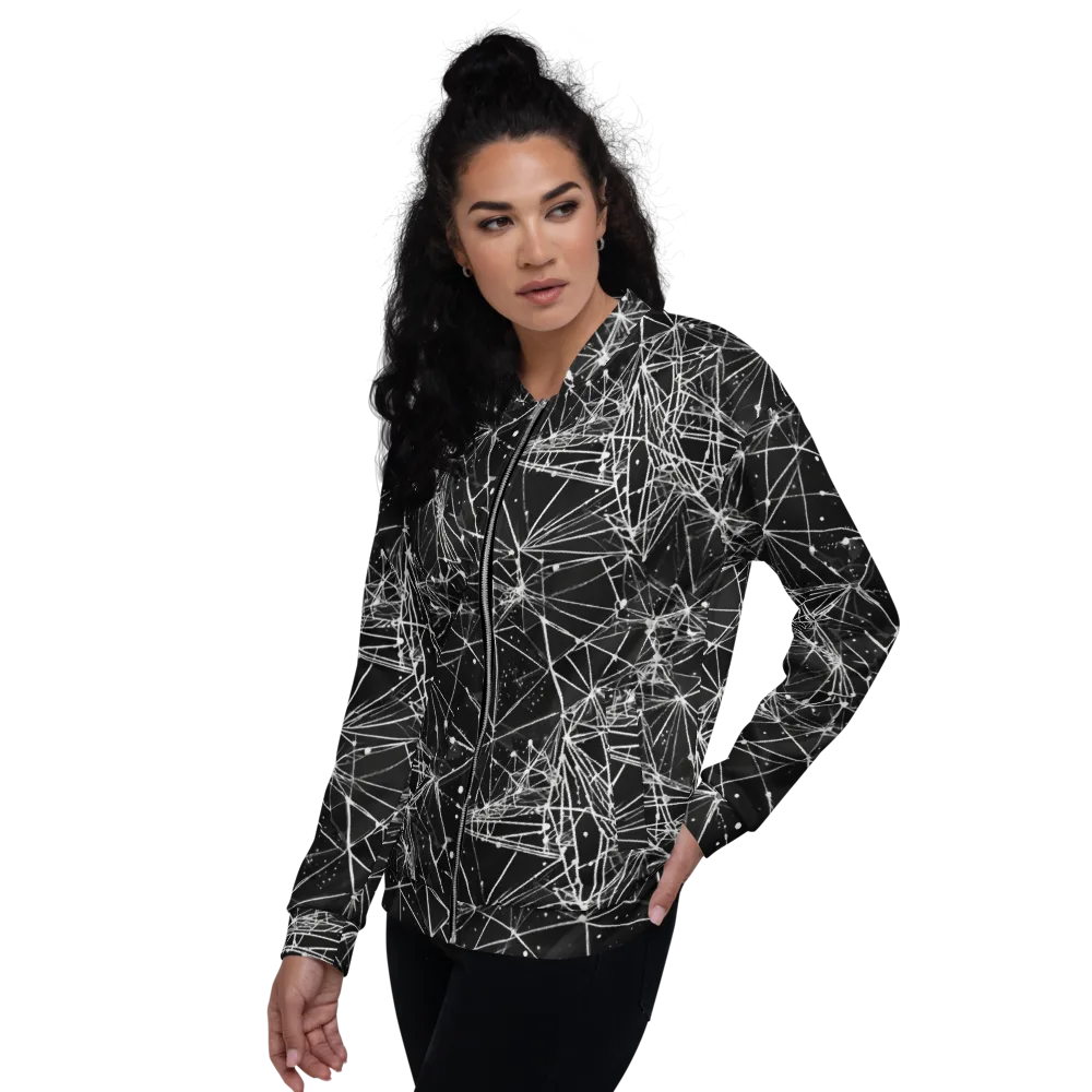 Blackstar Network on Bomber Jacket — Left