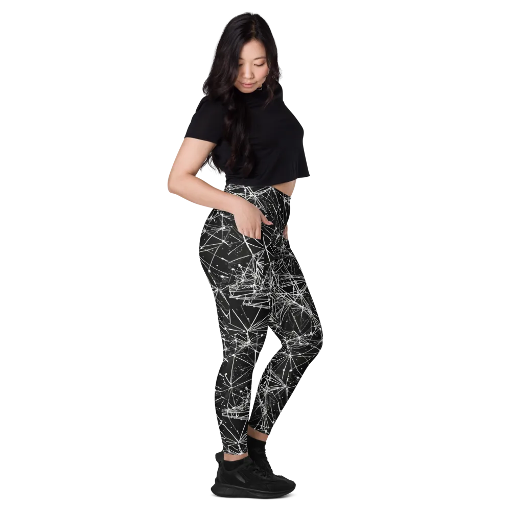 Blackstar Network on Leggings with Pockets — Right