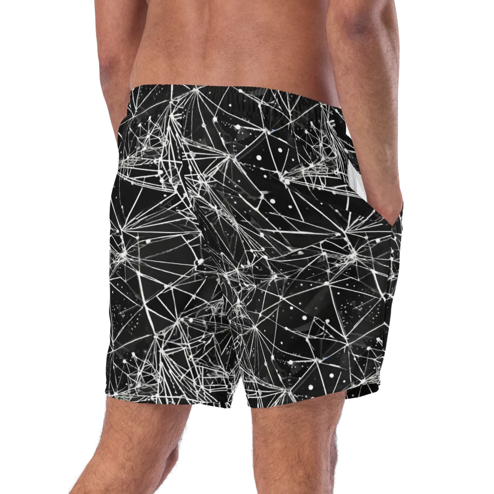 Blackstar Network on Swim Trunks — Right Back