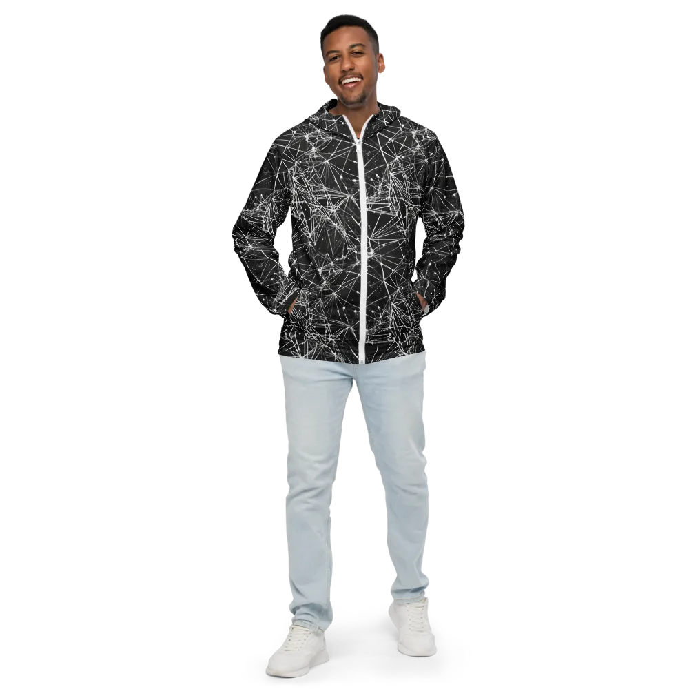 Blackstar Network on Men's Windbreaker — Front