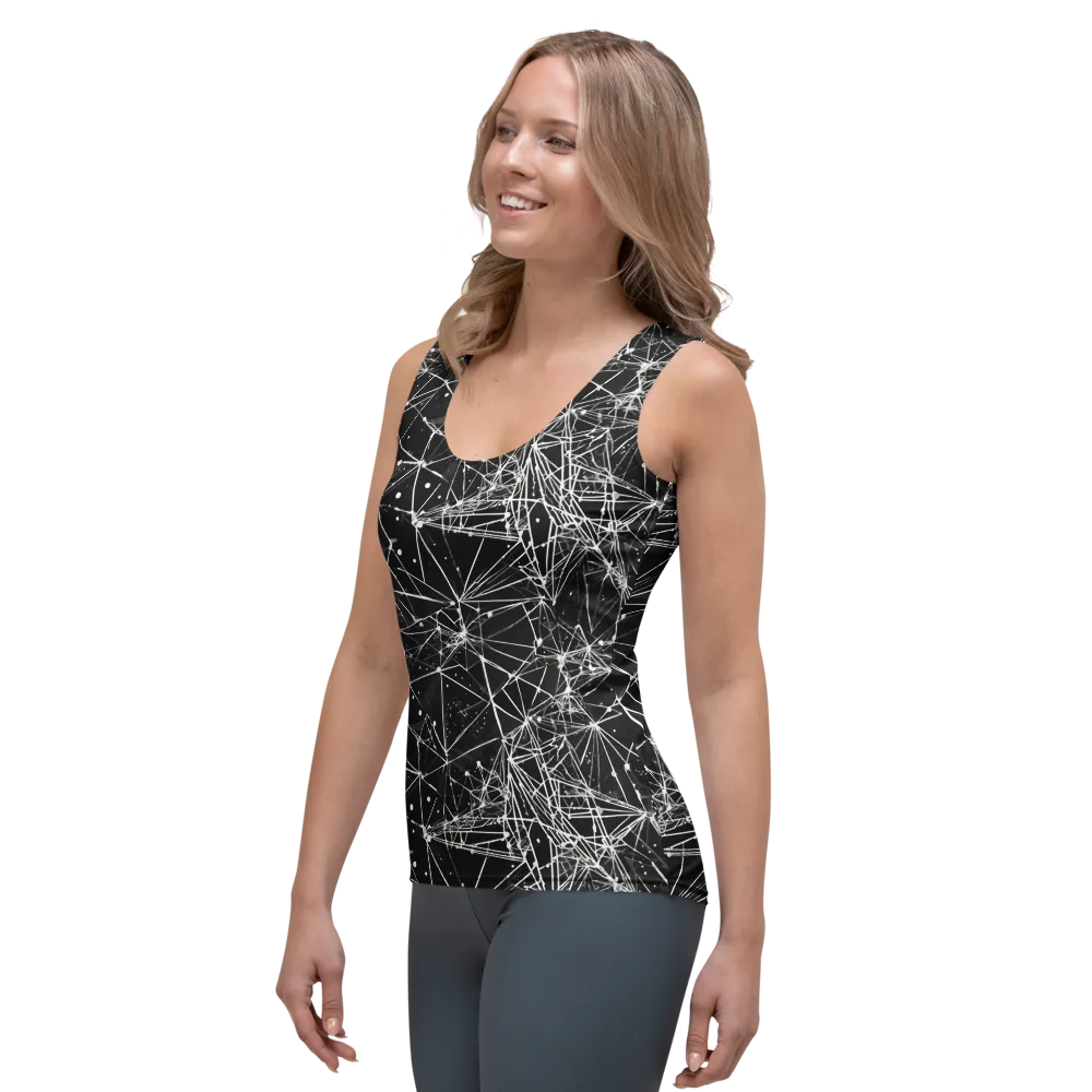 Blackstar Network on Women's Tank Top — Left Front
