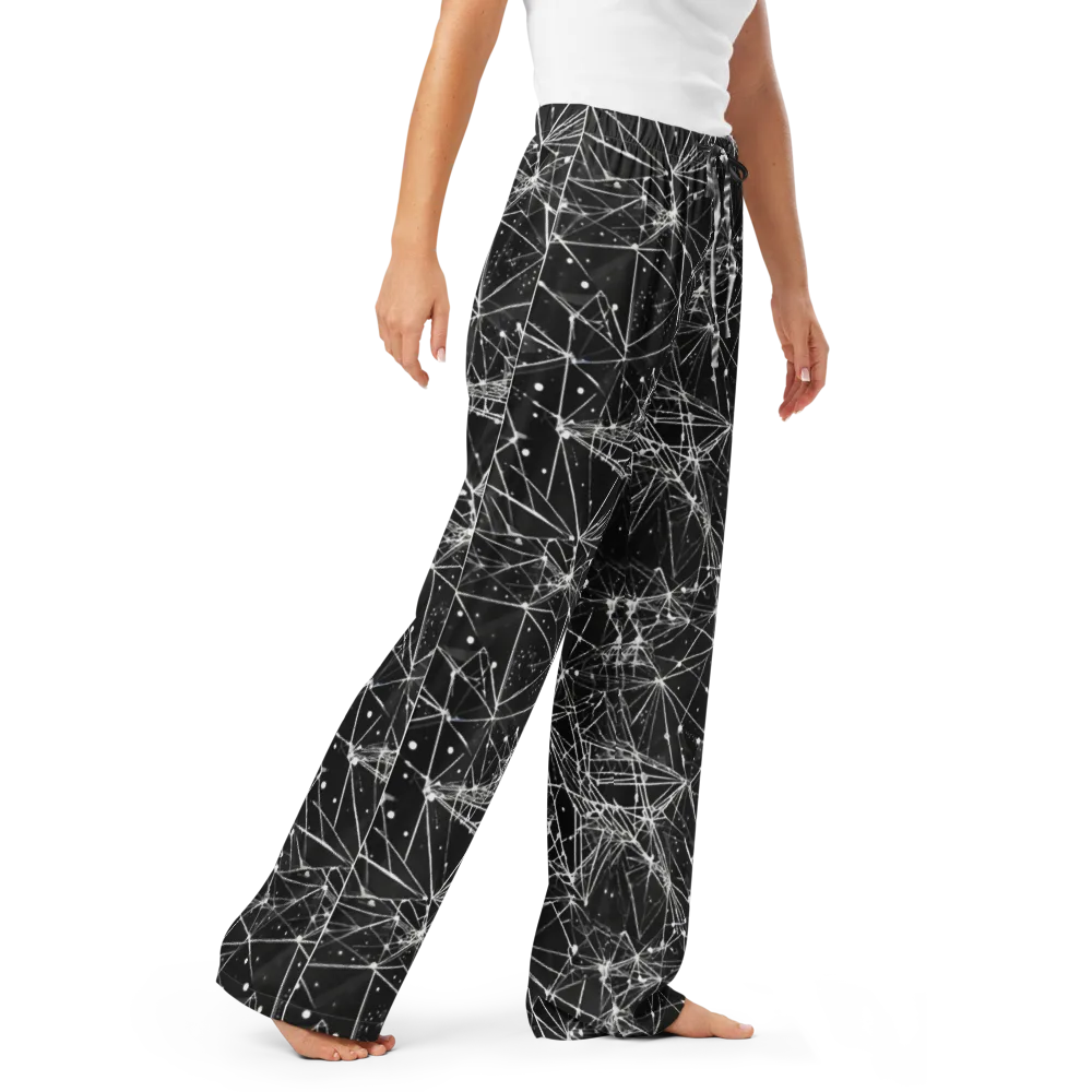 Blackstar Network on Women's Pajama Pants — Right Front