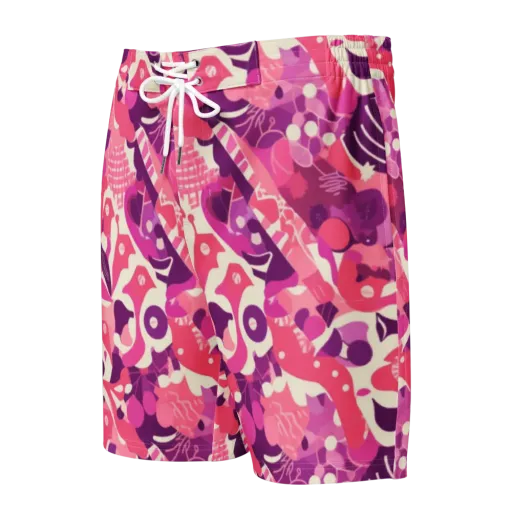 Pop Orchid on a Men's Board Shorts
