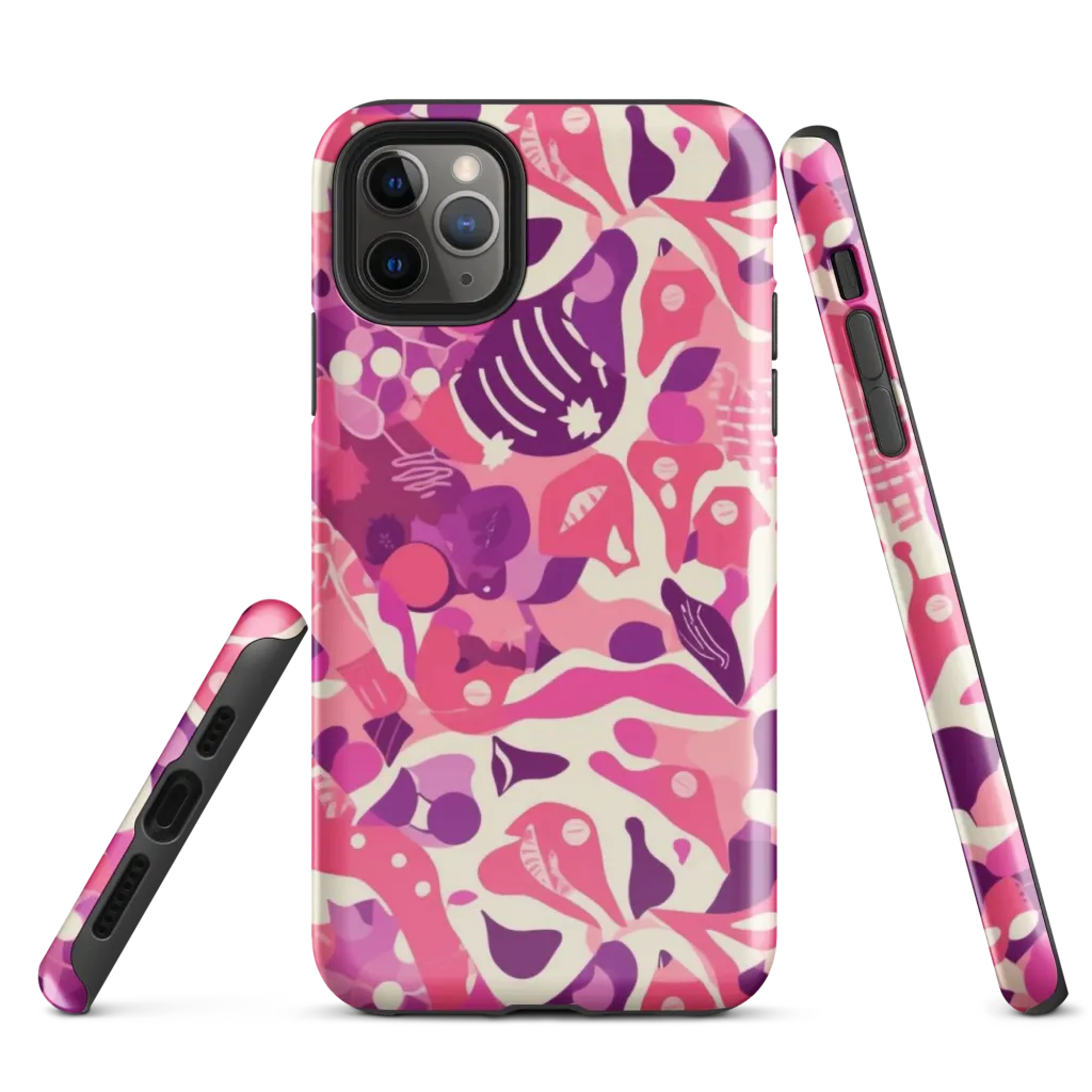 Pop Orchid on Tough Case for iPhone® — Front
