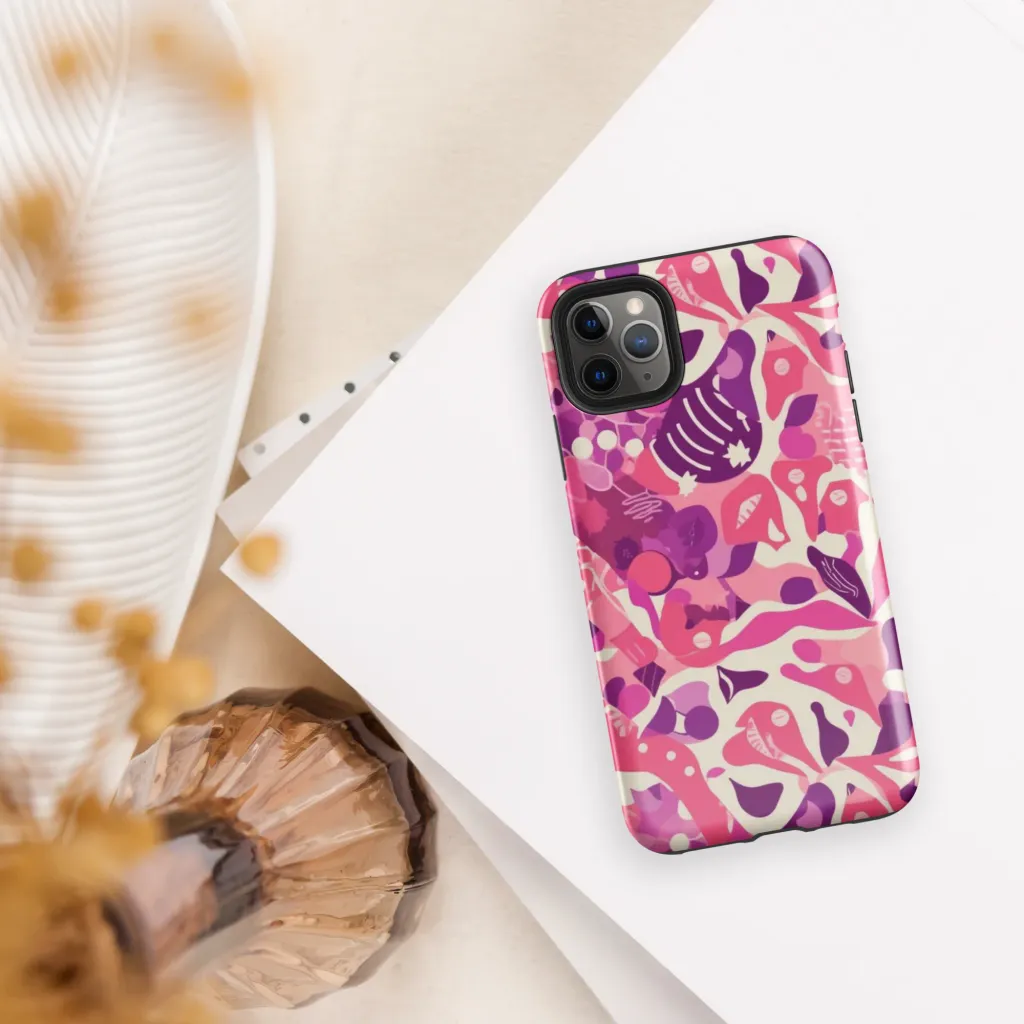 Pop Orchid on Tough Case for iPhone® — Front