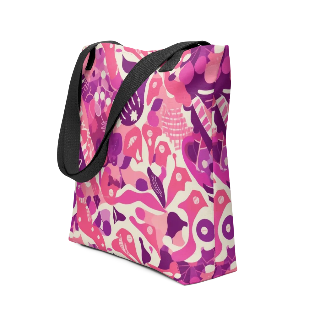 Pop Orchid on Tote Bag — Front