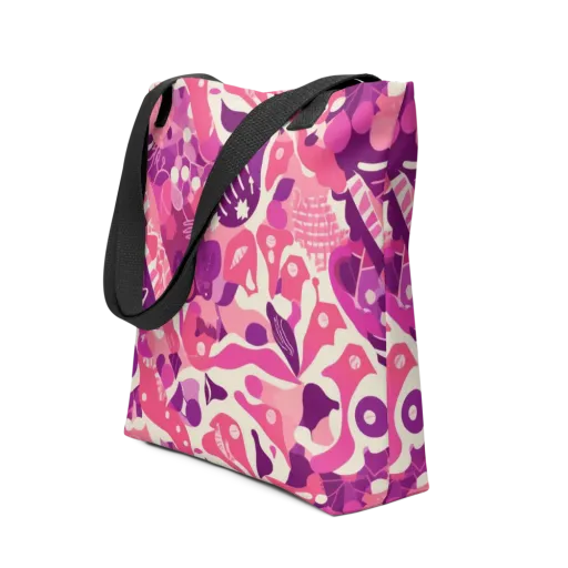 Pop Orchid on a Tote Bag