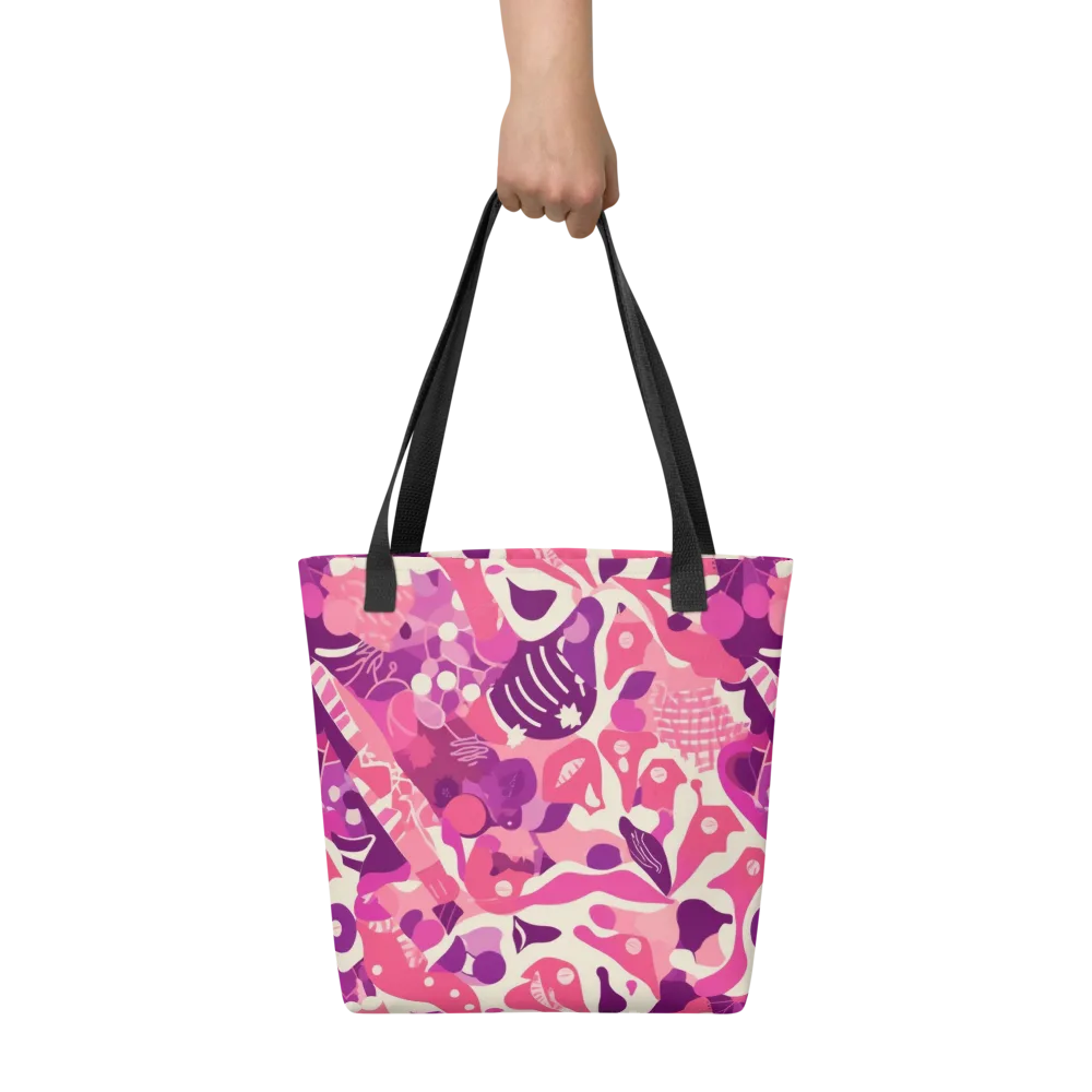 Pop Orchid on Tote Bag — Front