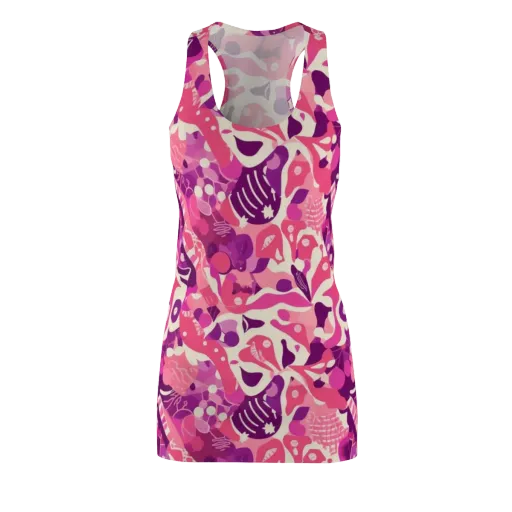 Pop Orchid on a Racerback Dress