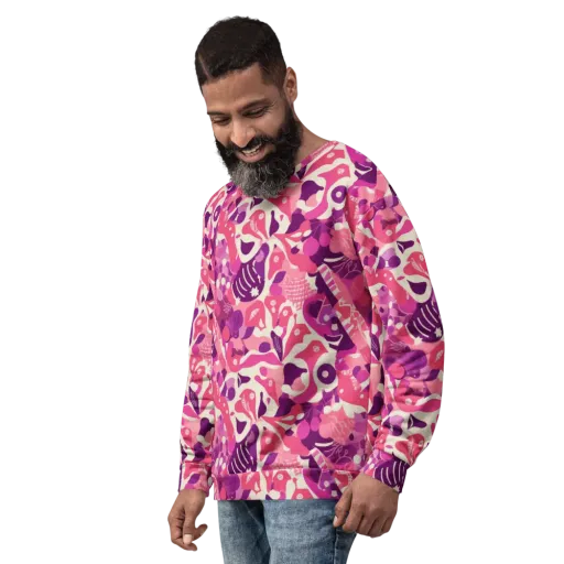 Pop Orchid on a Sweatshirt