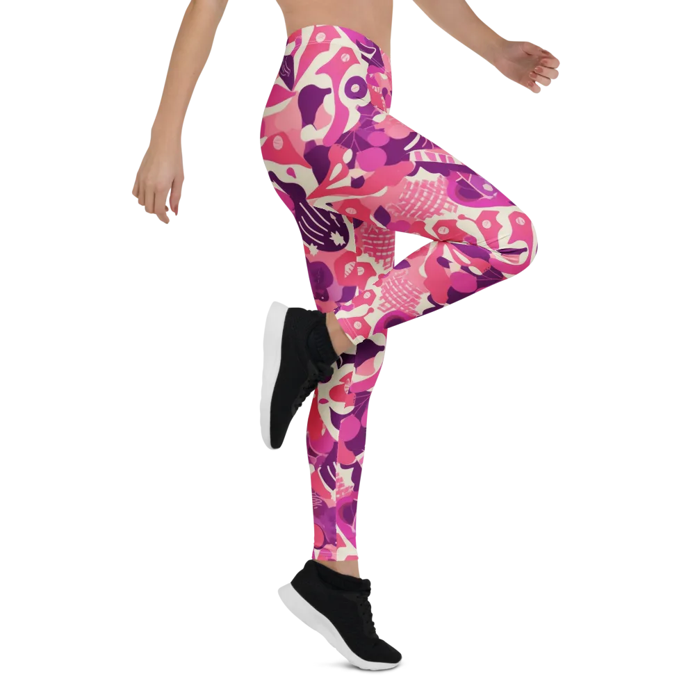 Pop Orchid on Leggings — Right
