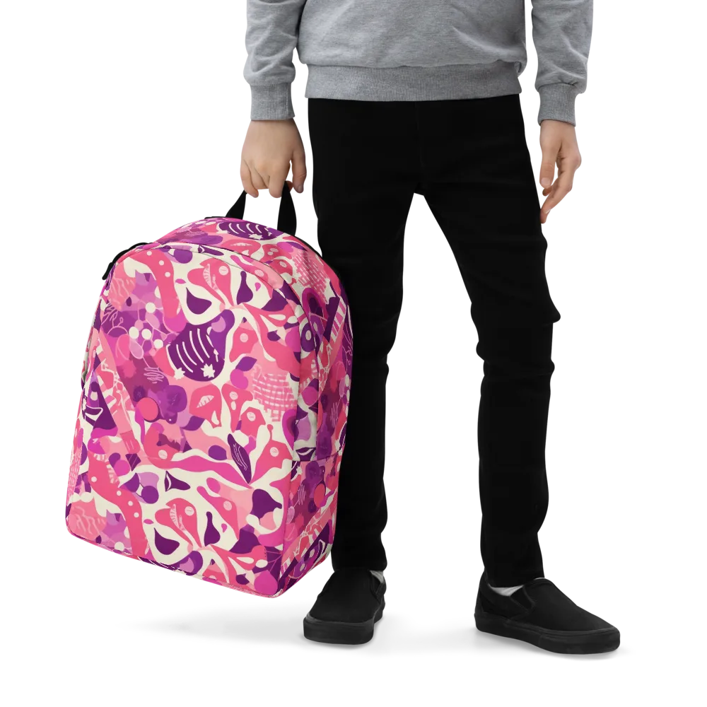 Pop Orchid on Minimalist Backpack — Zoomed-in