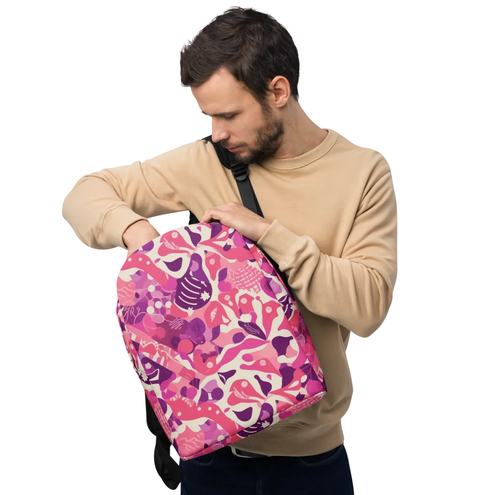 Pop Orchid on Minimalist Backpack — Front