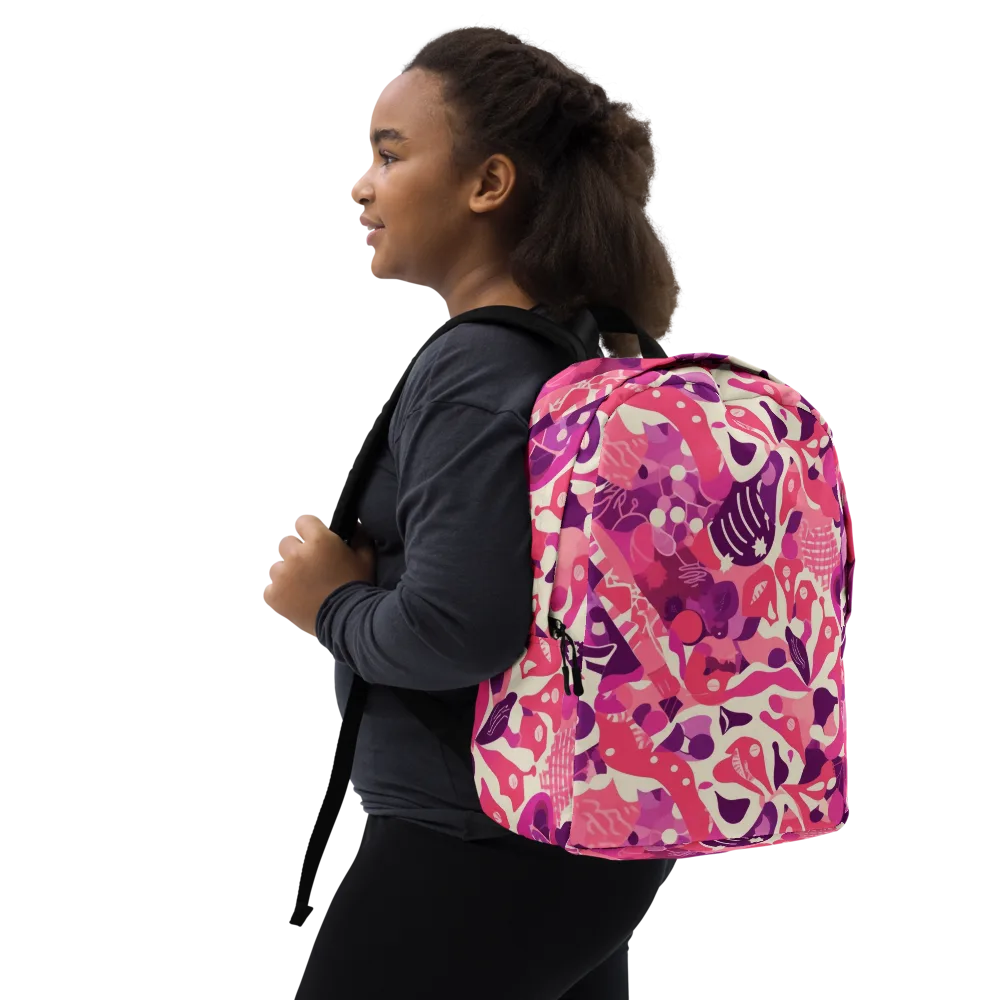 Pop Orchid on Minimalist Backpack — Right Front