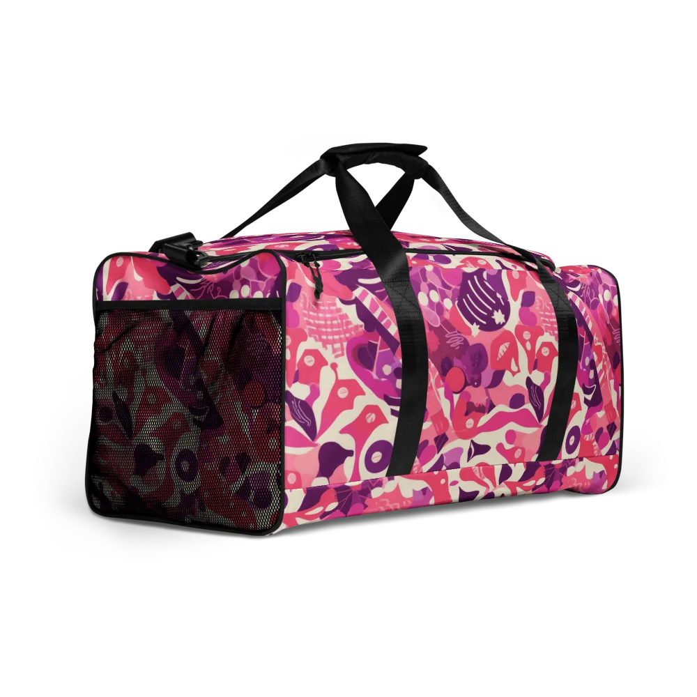 Pop Orchid on Duffle Bag — Right Front