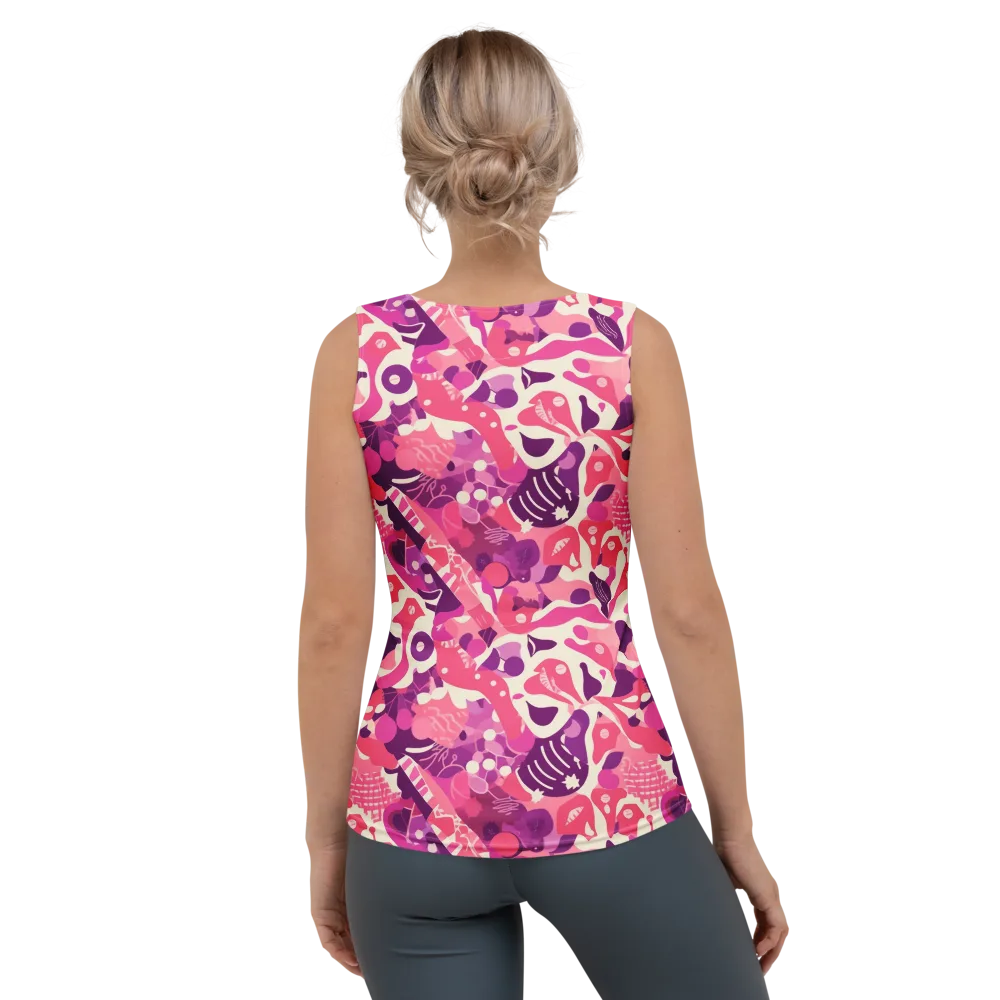Pop Orchid on Women's Tank Top — Back