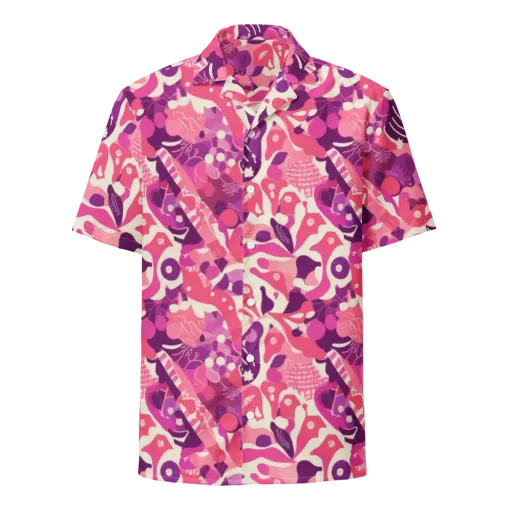 Pop Orchid on a Button Shirt