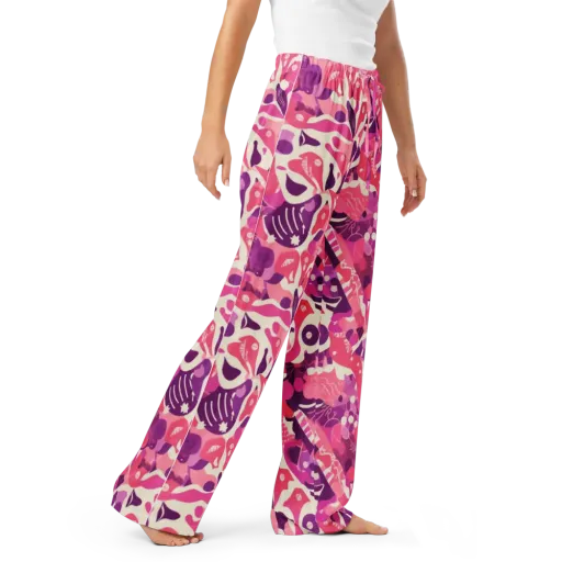 Pop Orchid on a Women's Pajama Pants