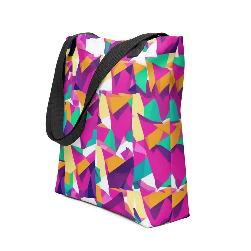 Magenta Geometry on Tote Bag — Front