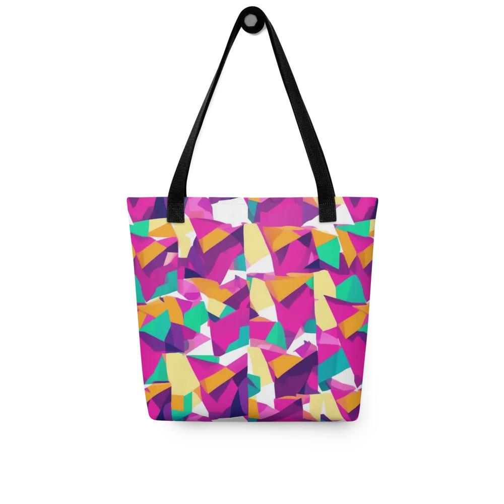 Magenta Geometry on Tote Bag — Front