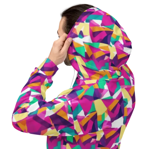 Magenta Geometry on a Hoodie