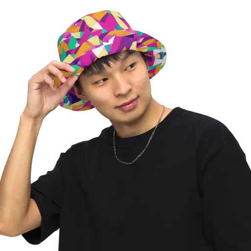 Magenta Geometry on a Reversible Bucket Hat