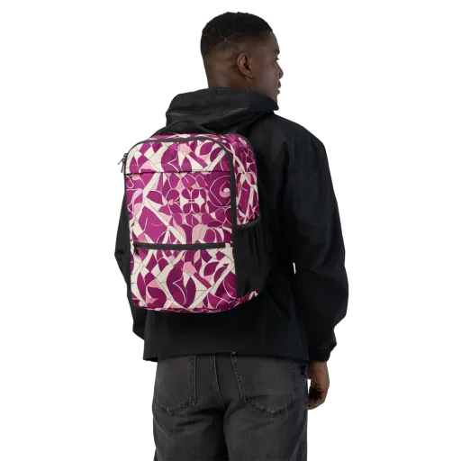 Magenta Mosaic on a Utility Backpack