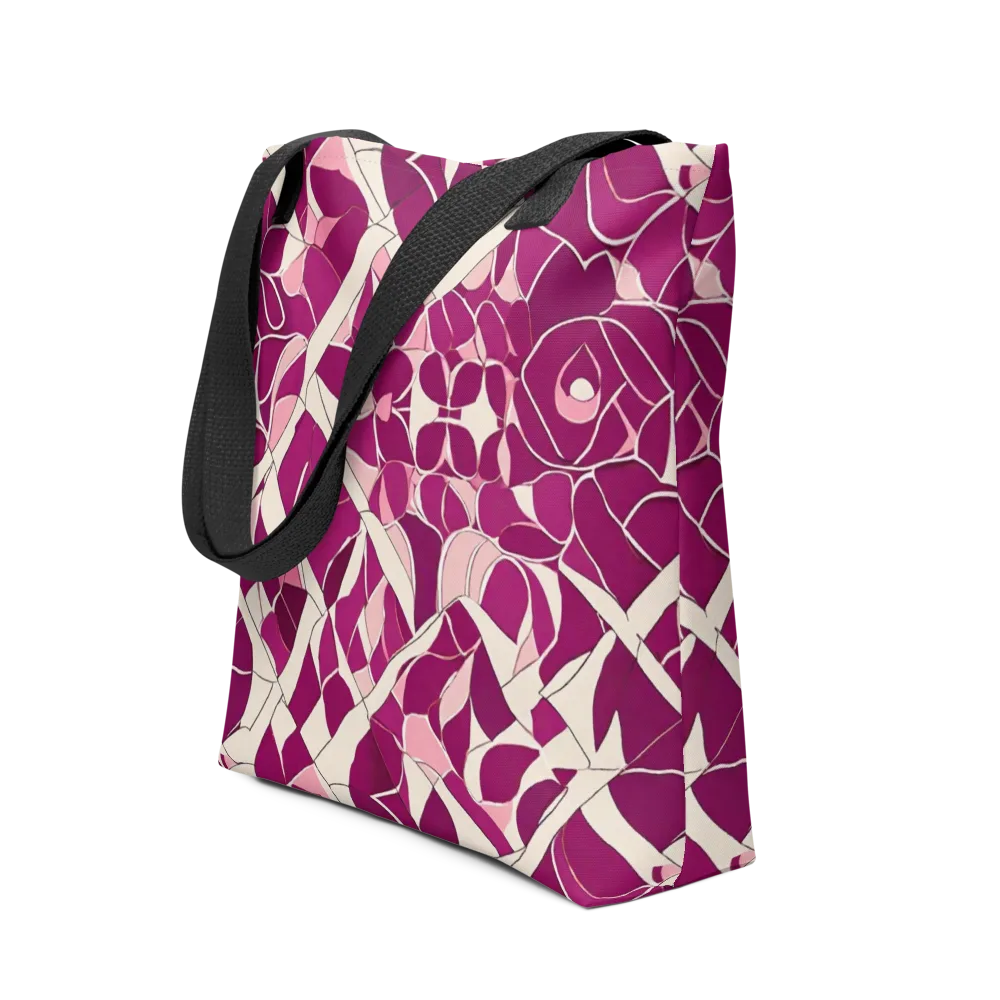 Magenta Mosaic on Tote Bag — Front