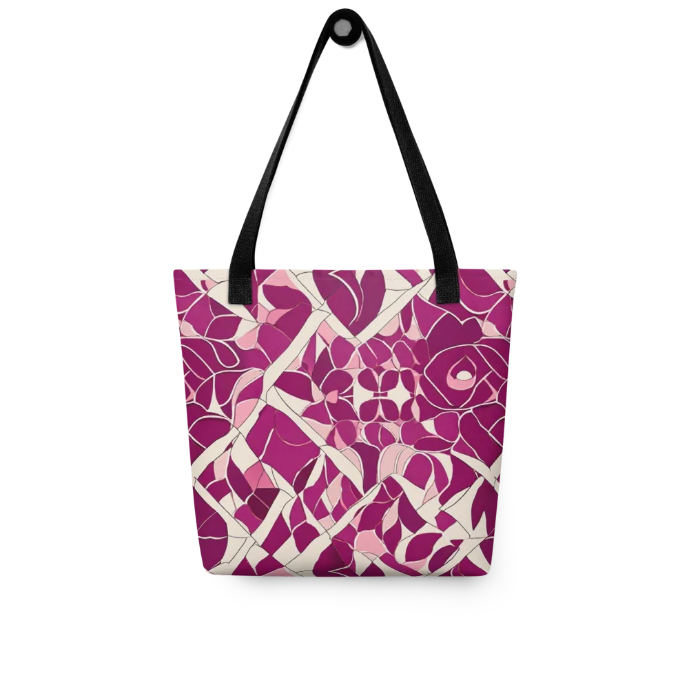 Magenta Mosaic on Tote Bag — Front