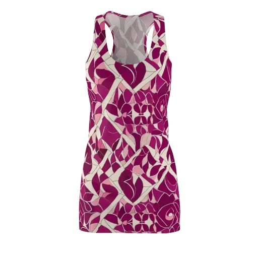 Magenta Mosaic on a Racerback Dress