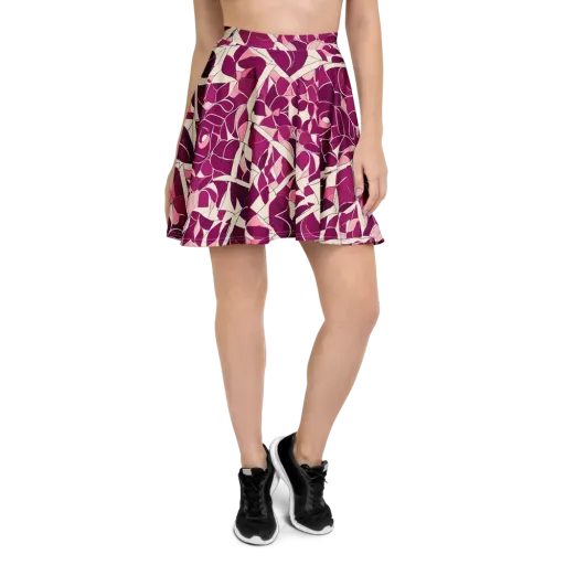 Magenta Mosaic on a Skater Skirt