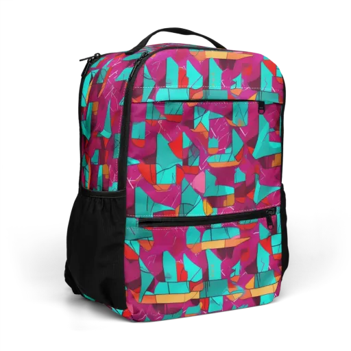 Neon Quilt on a Utility Backpack