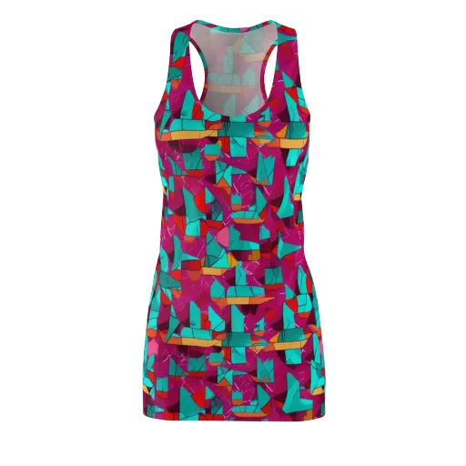 Neon Quilt on a Racerback Dress