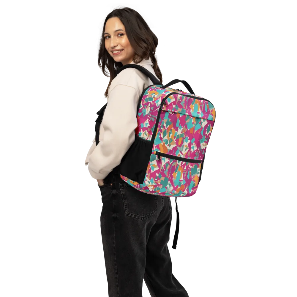 Carnival Static on Utility Backpack — Back