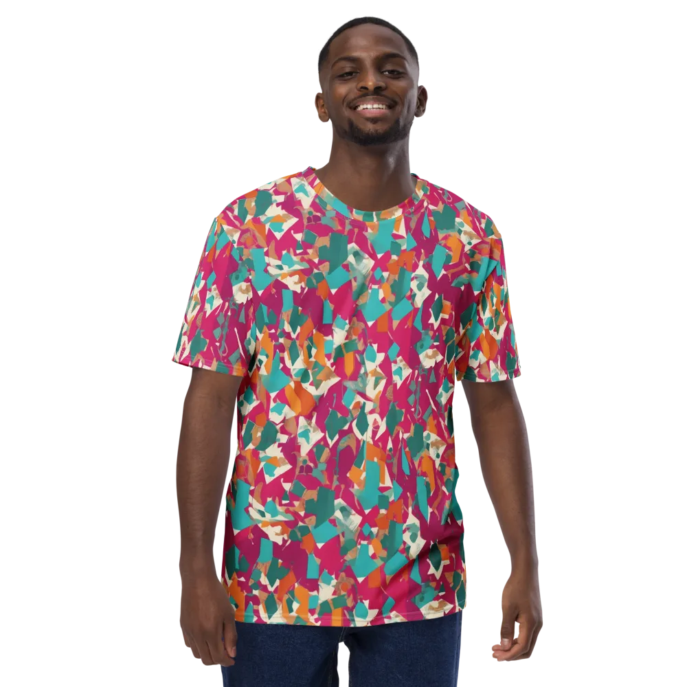 Carnival Static on Men's Crew Neck T-Shirt — Front