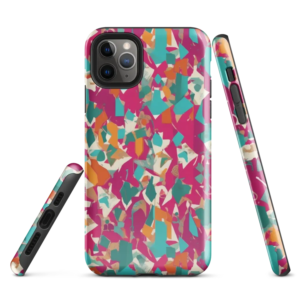 Carnival Static on Tough Case for iPhone® — Front