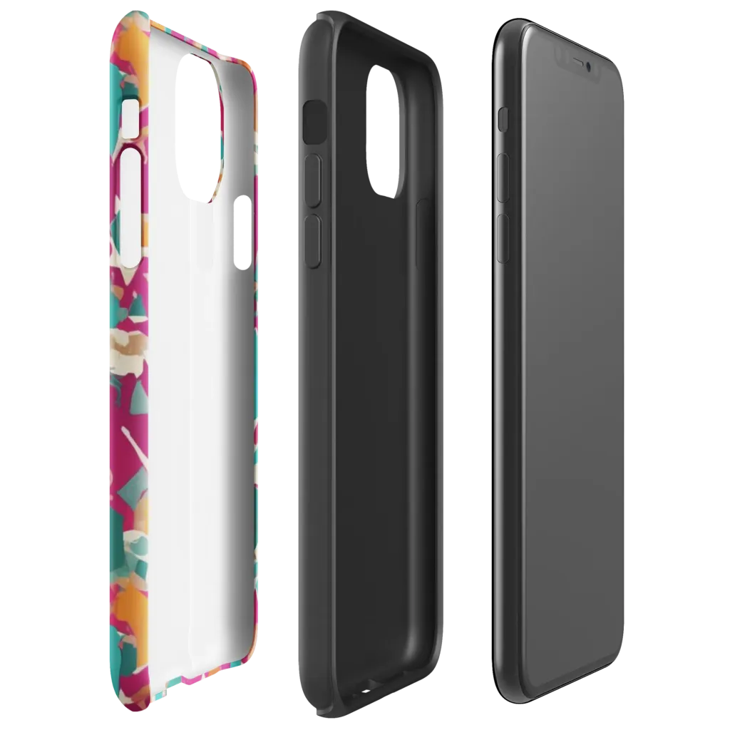 Carnival Static on Tough Case for iPhone® — Right