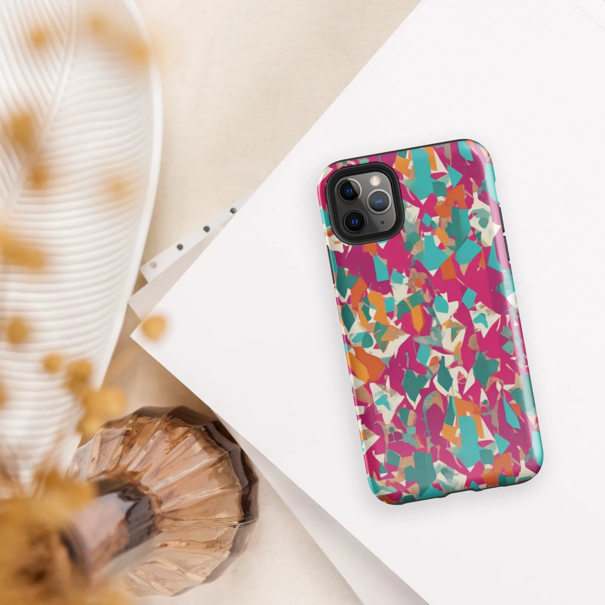 Carnival Static on Tough Case for iPhone® — Front