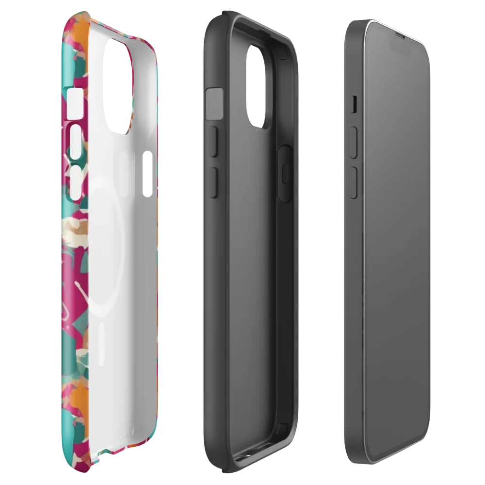 Carnival Static on MagSafe Tough Case for iPhone® — Front